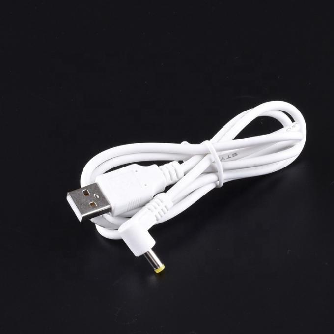 90 Degree Angle L Shape 1m USB to DC Male 4.0x1.7mm Extension Charger Cable 1