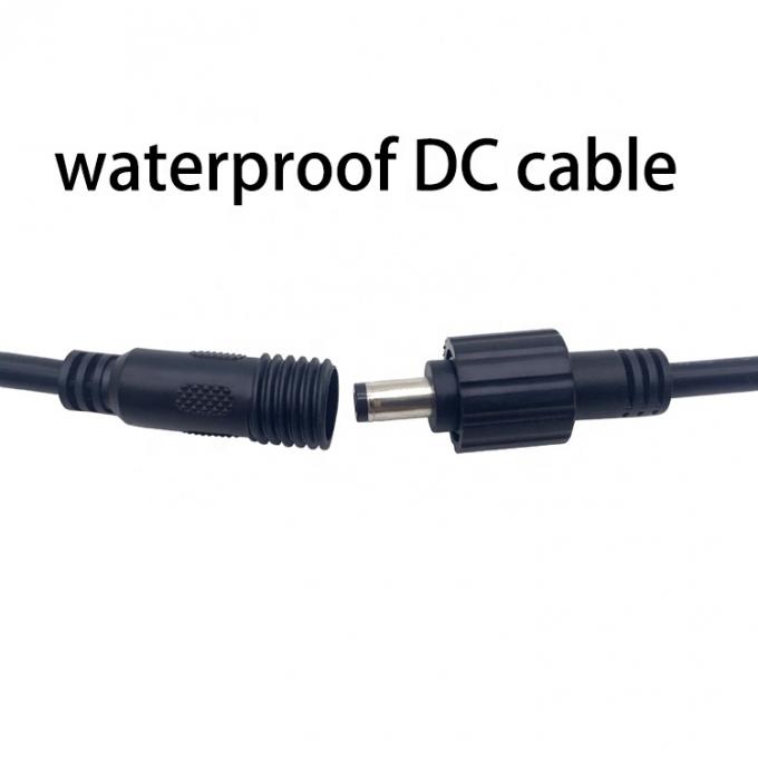 Male to Female 5.5x2.1mm 5.5x2.5mm 3.5x1.35mm Waterproof DC Power Extension Cable 2