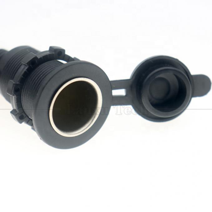 Waterproof 12V 24V 16AWG DC Car Cigarette Lighter Female Socket Plug Power Adapter Extension Cable 1