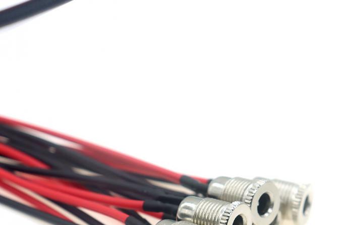 18AWG 10A Metal Threaded Female Socket Mount DC099 5.5x2.1mm 5.5x2.5mm Panel Mount Connector Pigtail DC Power Jack Cable 4