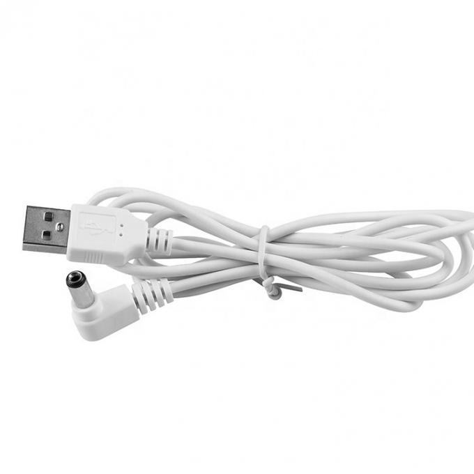 White Black USB Male to 90 Degree Right Angle 5.5 X 2.1mm  5.5x2.5mm 3.5x1.35mm 4..0x1.7mm Male DC Cable 5