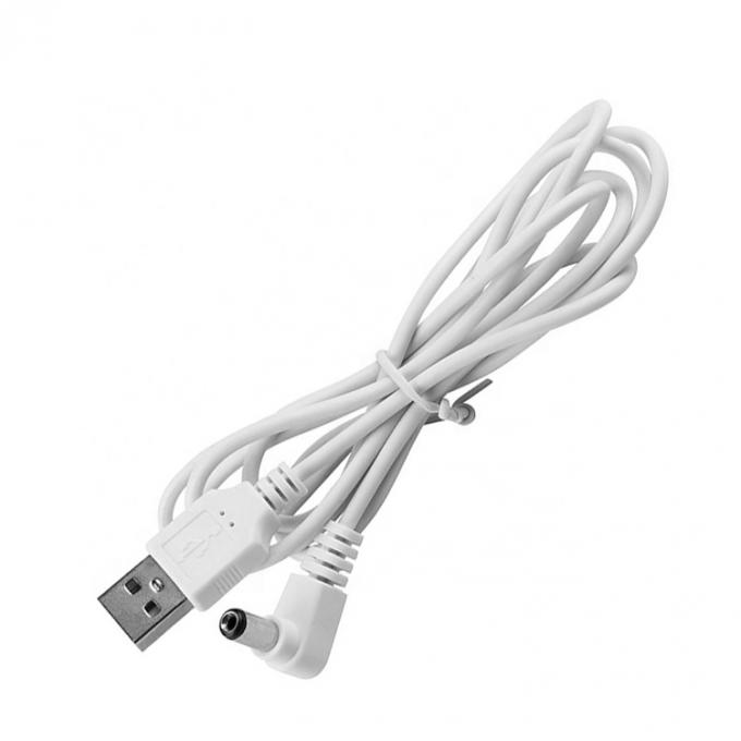 White Black USB Male to 90 Degree Right Angle 5.5 X 2.1mm  5.5x2.5mm 3.5x1.35mm 4..0x1.7mm Male DC Cable 4