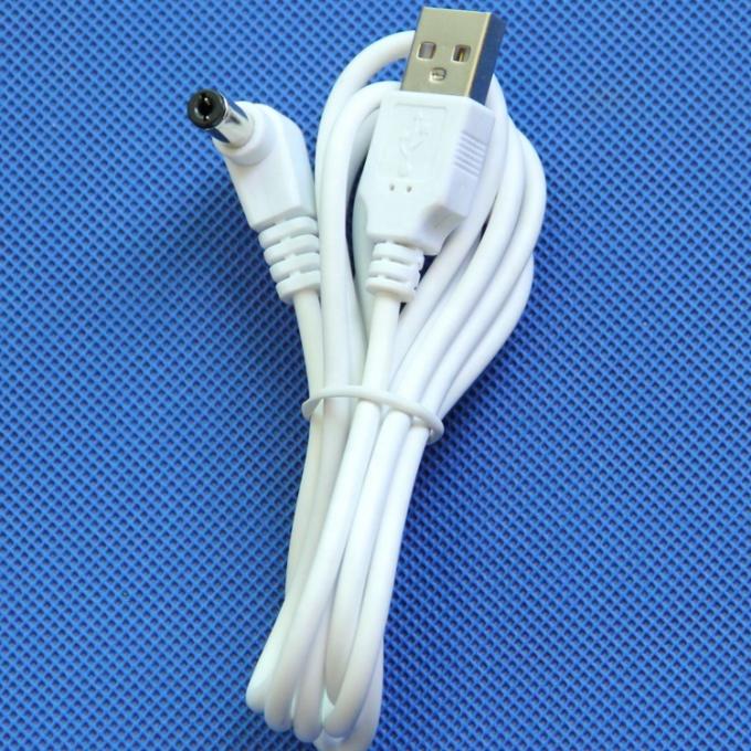 White Black USB Male to 90 Degree Right Angle 5.5 X 2.1mm  5.5x2.5mm 3.5x1.35mm 4..0x1.7mm Male DC Cable 3