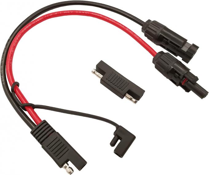 10AWG SAE to Solar Panel Adapter Extension Cable RV Solar Panel Connector Cable for RV Caravan Solar Panels Battery Charge 0