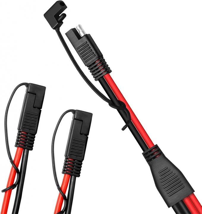 14AWG SAE DC Power Automotive Connector Cable Y Splitter 1 to 2 SAE Extension Cable for RV Caravan Solar Panels Battery Charge 2