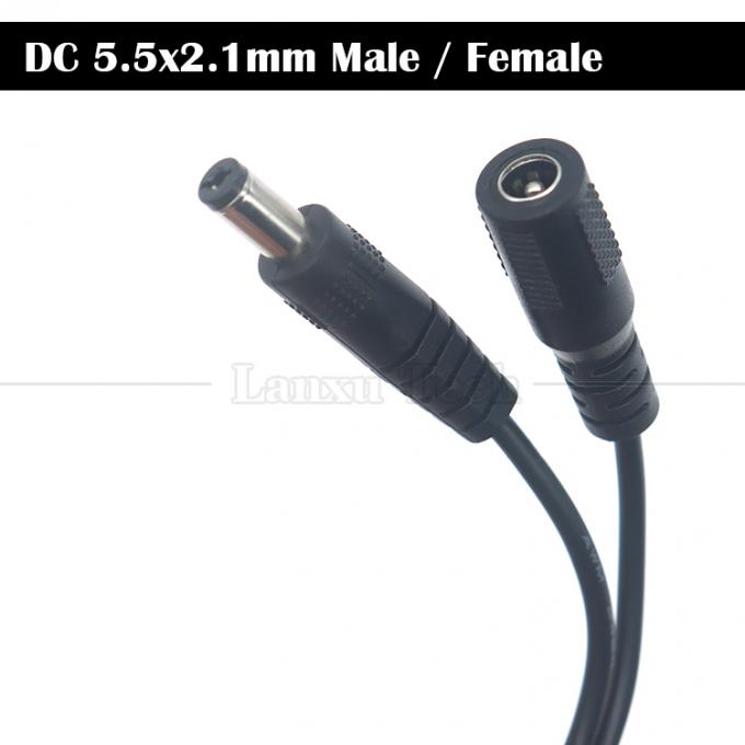 1m 3m 5m 10m 12V Male to Male Female DC 5.5x2.1mm 5.5x2.5mm 4.0x1.7mm 3.5x1.35mm Barrel Jack Power Extension Cable 4