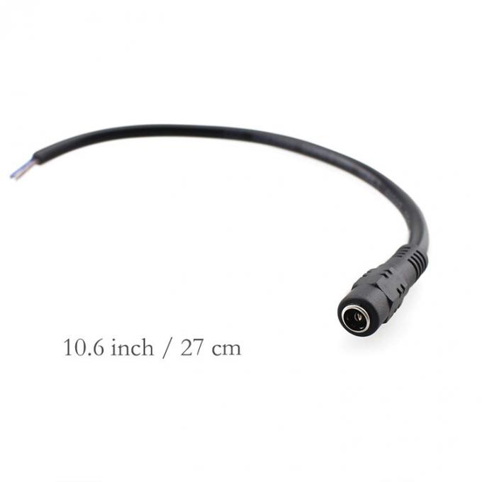 DC 2.1x5.5mm Male Female Socket Barrel Connector to Open DC Pigtail Power Cable 4