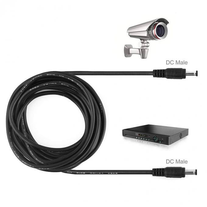 Male to Male 5.5x2.1mm DC Jack Extension Power Cable 6
