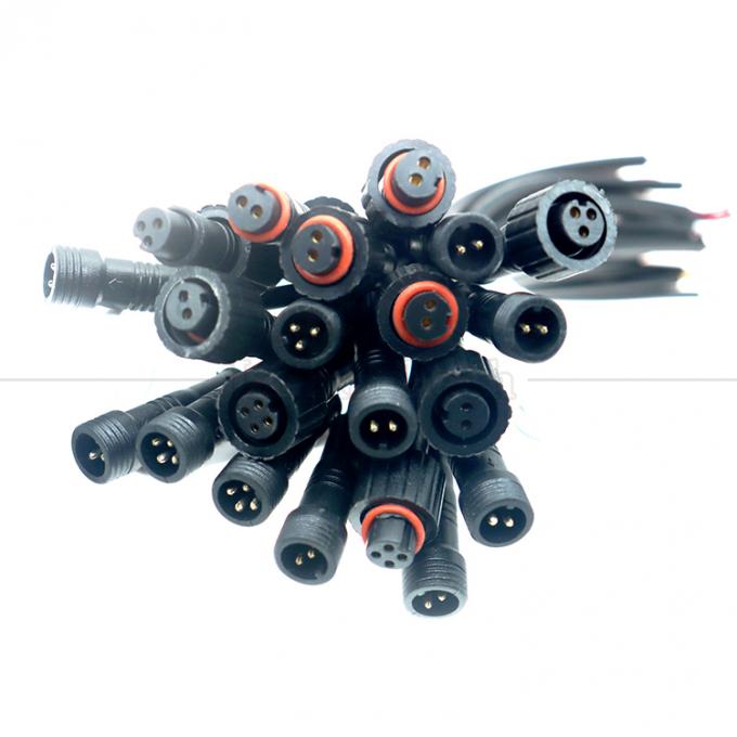 Customization IP67 IP68 Waterproof M12 2pin 3 Pin 4pin M12 DC to Open Bare Wires End Cable for LED Light 6