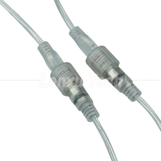 Waterproof Male to Female DC.5x2.1mm Barrel Jack Power Extension Cable for LED Strip Lamp Bulb Light 3