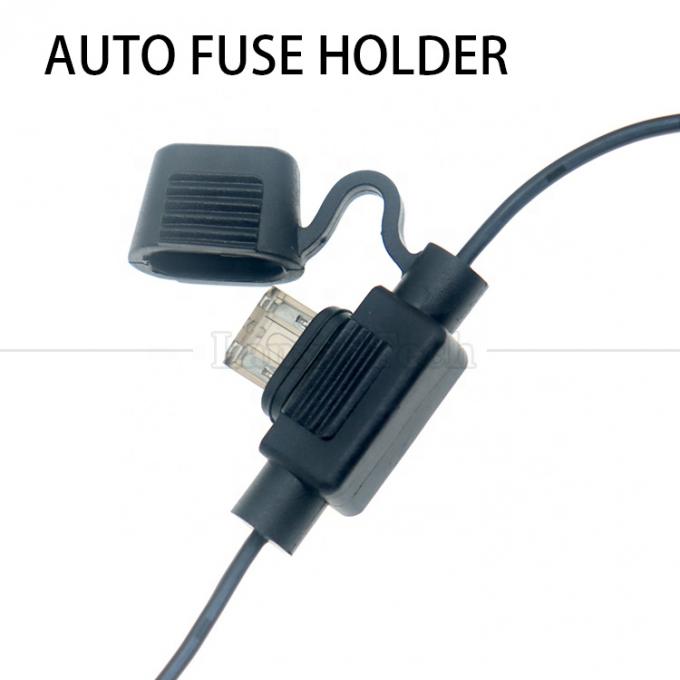 12V DC 5.5X2.1mm to Alligator Clips Fuse Power Cable for Trail Camera 3