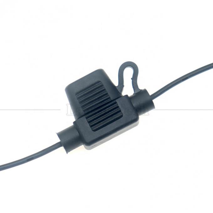 12V DC 5.5X2.1mm to Alligator Clips Fuse Power Cable for Trail Camera 4