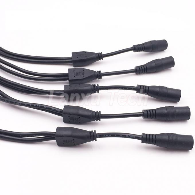 DC Male Female 5.5x2.1mm Jack Splitter Power Extension Cable for LED Light CCTV Camera 2