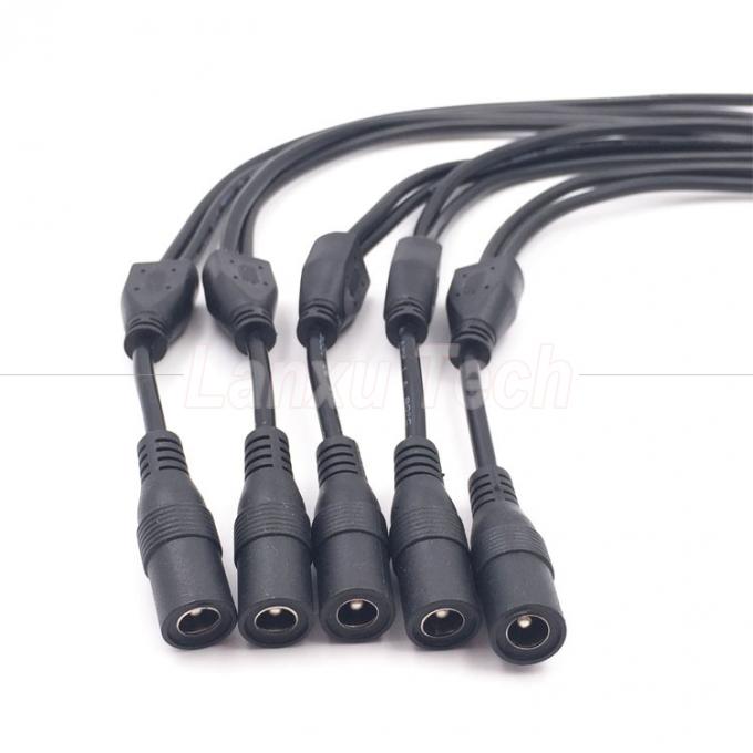 DC Male Female 5.5x2.1mm Jack Splitter Power Extension Cable for LED Light CCTV Camera 4