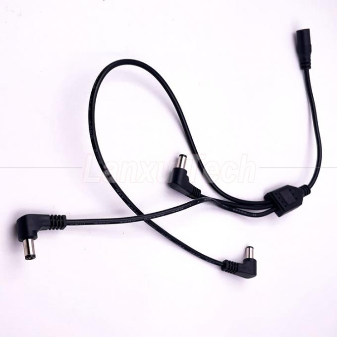 1 Female to 3 Angle Male Ways DC Splitter Power Extension Cable for CCTV Security Camera 6