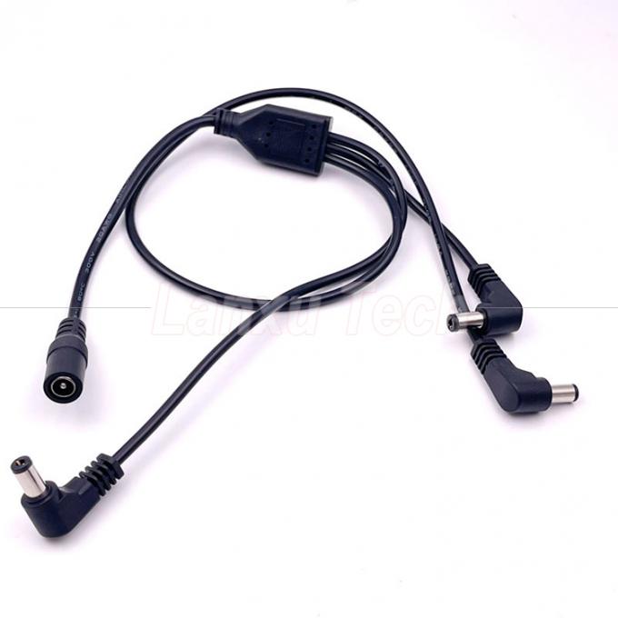 1 Female to 3 Angle Male Ways DC Splitter Power Extension Cable for CCTV Security Camera 7