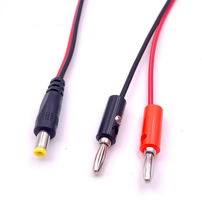 12v DC 5.5mm X 2.1mm Male to 4mm Banana Plugs Cable 6