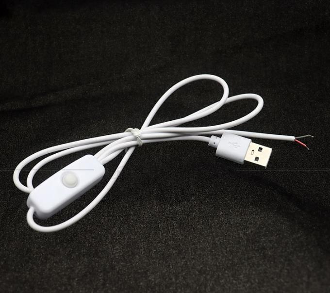 DIY 1m Power on off Controller Open Wire USB Switch Cable for Led Light Strip Lamp 4