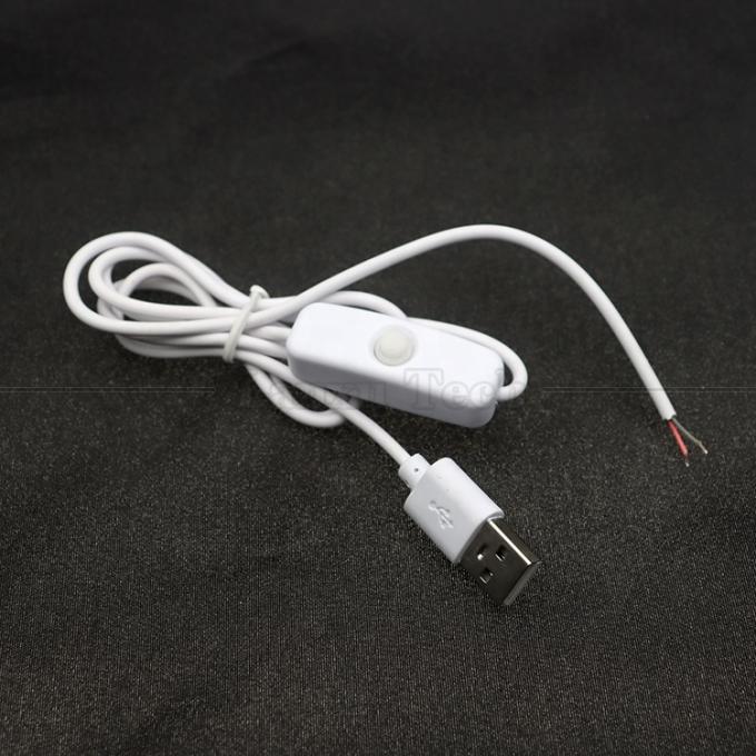 DIY 1m Power on off Controller Open Wire USB Switch Cable for Led Light Strip Lamp 3