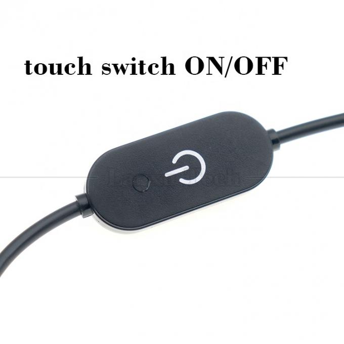 12V Male to Female 5.5x2.1 Barrel Jack DC Power Led Dimmer Switch Cable for Led Light 1
