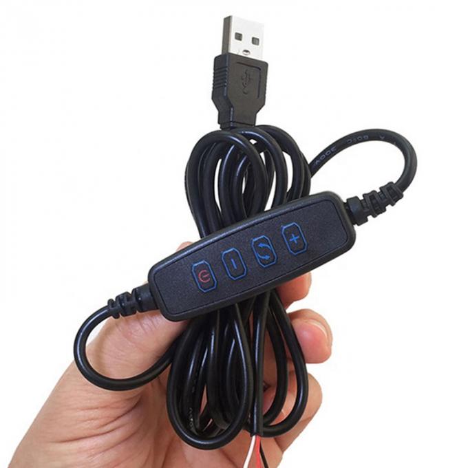 5V Power Dimming Switch Dimmer USB Charger Cable for Led Strip 0