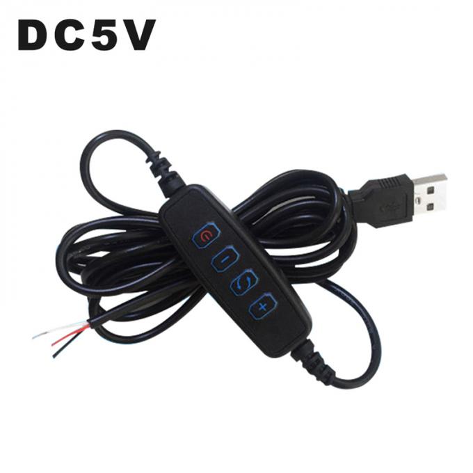 5V Power Dimming Switch Dimmer USB Charger Cable for Led Strip 1