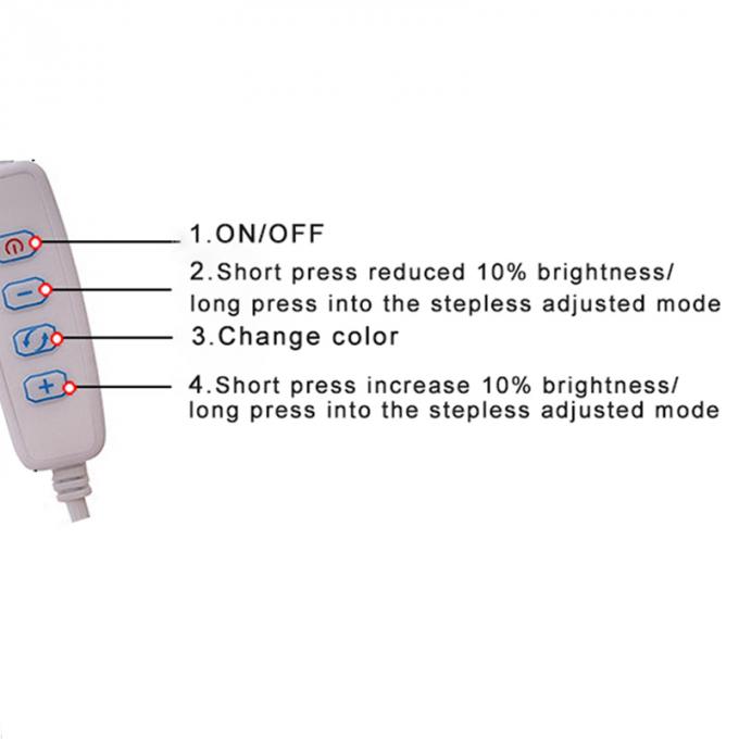 5V Power Dimming Switch Dimmer USB Charger Cable for Led Strip 5