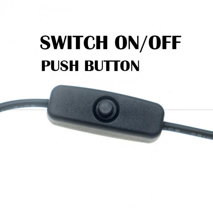 12V Led Strip Light Power on off Switch USB Connector to Open Wire Converter Charge Cable 3