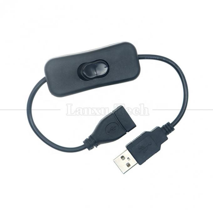 High Quality Male to Female USB Power ON OFF Switch Extension Charger Cable for Led Strip Lamp 1