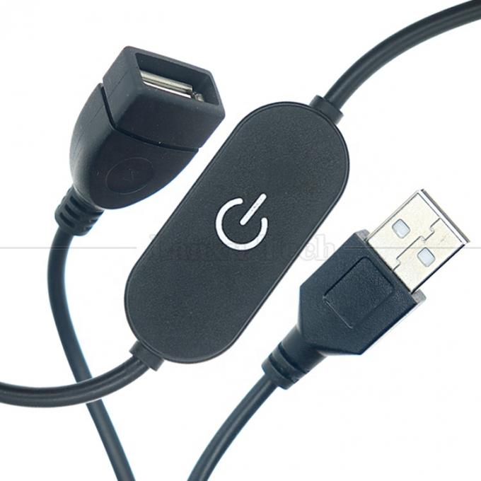 5v Stepless Up Down Touch Controller Dimmer 1m Male to Female USB on off Switch Cable for Led Strip Bar Lamp 2