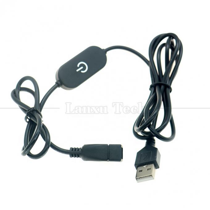 5v Stepless Up Down Touch Controller Dimmer 1m Male to Female USB on off Switch Cable for Led Strip Bar Lamp 0