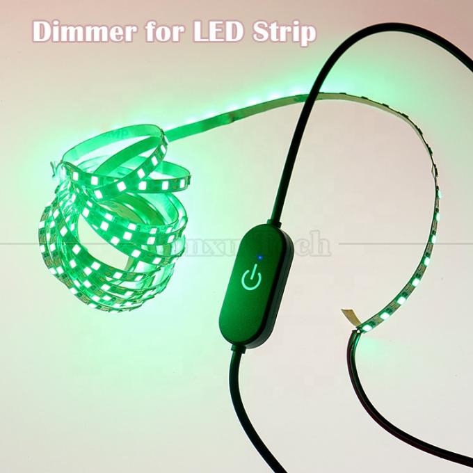 5v Stepless Up Down Touch Controller Dimmer 1m Male to Female USB on off Switch Cable for Led Strip Bar Lamp 4