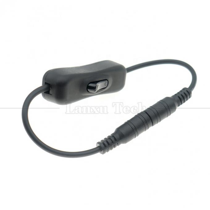 12V 24V Male to Female 5.5x2.1mm DC Jack on off  304 Switch Cable for LED Strip Lamp 5