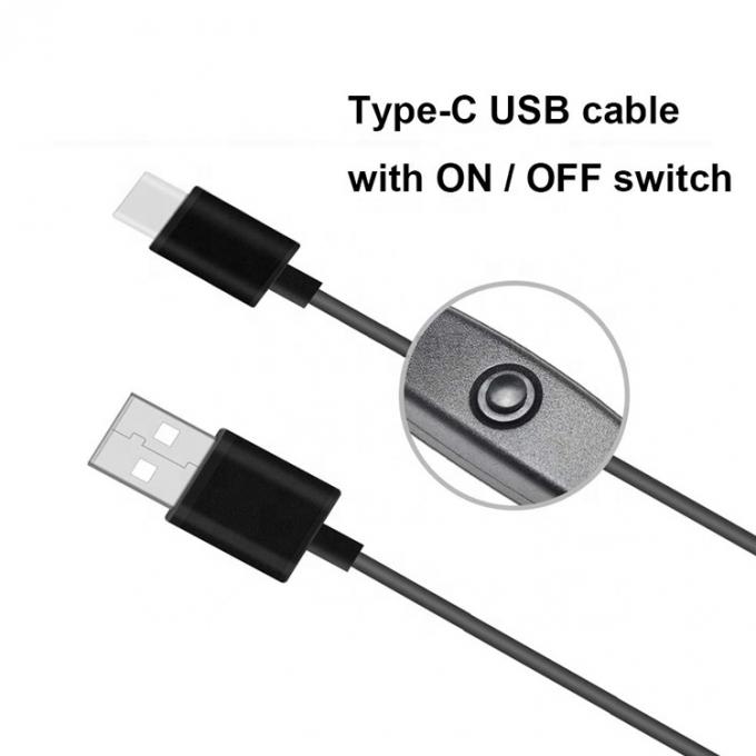 1m 5V 3A USB Type C Charger Power Cable with Switch ON OFF for Raspberry Pi 2