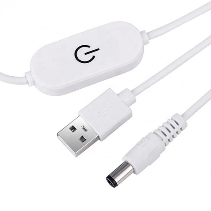 5V 2A USB TO dc 5.5*2.1mm adjustable switch remote cable led strip dimmer for lamp light 3