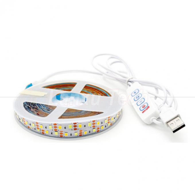 5V Output Stepless Dimming ON OFF Switch USB Dimmer Cable for LED Light Strip Lamp 6