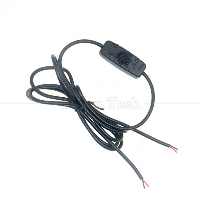 Custom Factory Waterproof Silicon Cover Push Button 2 Pin DC Power on off Switch Cable for Lamp Motorcycle 2