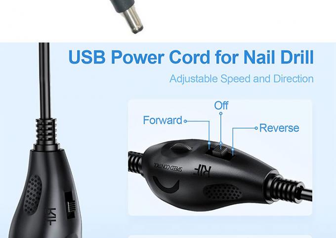5V USB to DC 5.5x2.1mm 12V Output Brightness Control Adjustable Dimmer on off Switch Cable for LED Light Lamp Fan 2