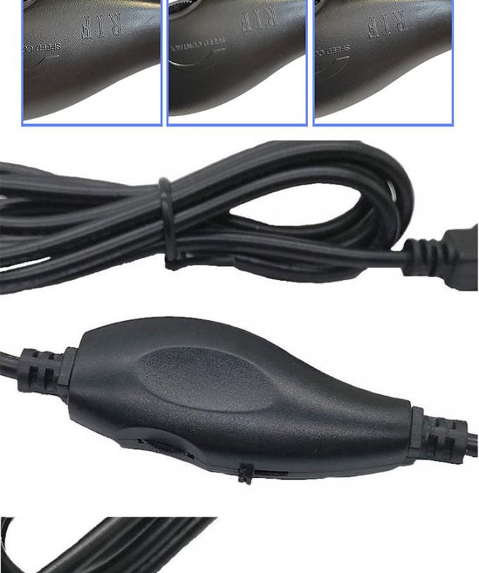 5V USB to DC 5.5x2.1mm 12V Output Brightness Control Adjustable Dimmer on off Switch Cable for LED Light Lamp Fan 4