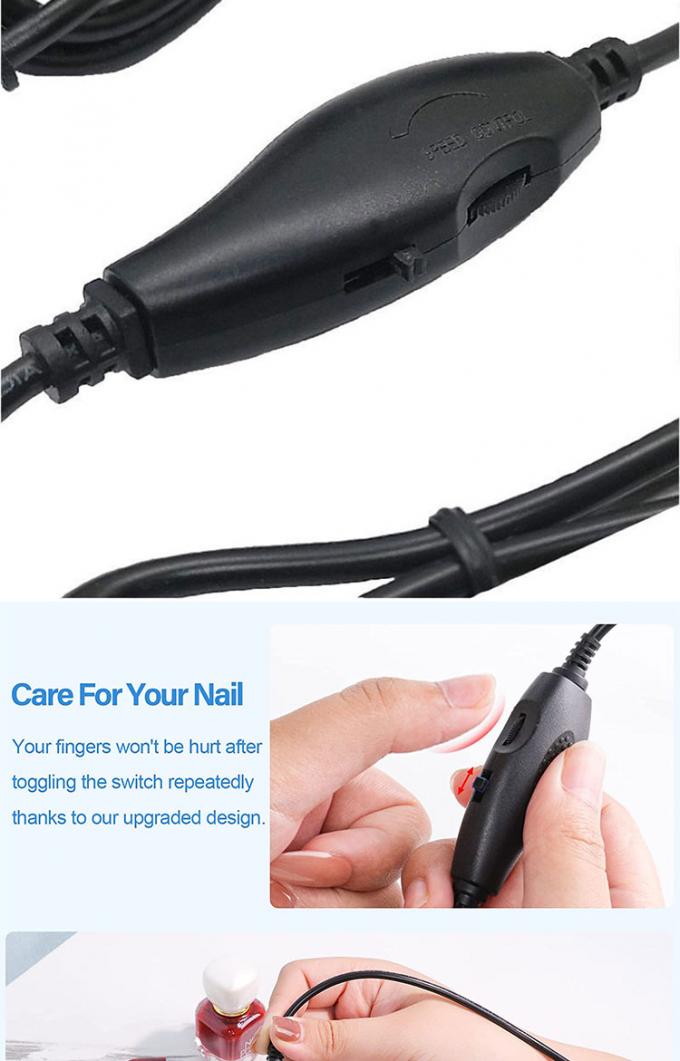 5V USB to DC 5.5x2.1mm 12V Output Brightness Control Adjustable Dimmer on off Switch Cable for LED Light Lamp Fan 5