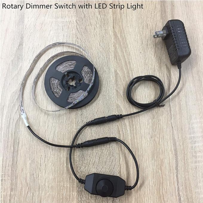 12V 24V Led Table Lamp Strip Rope Lights Male to Female Led Dimmer Switch Remote Controller 9