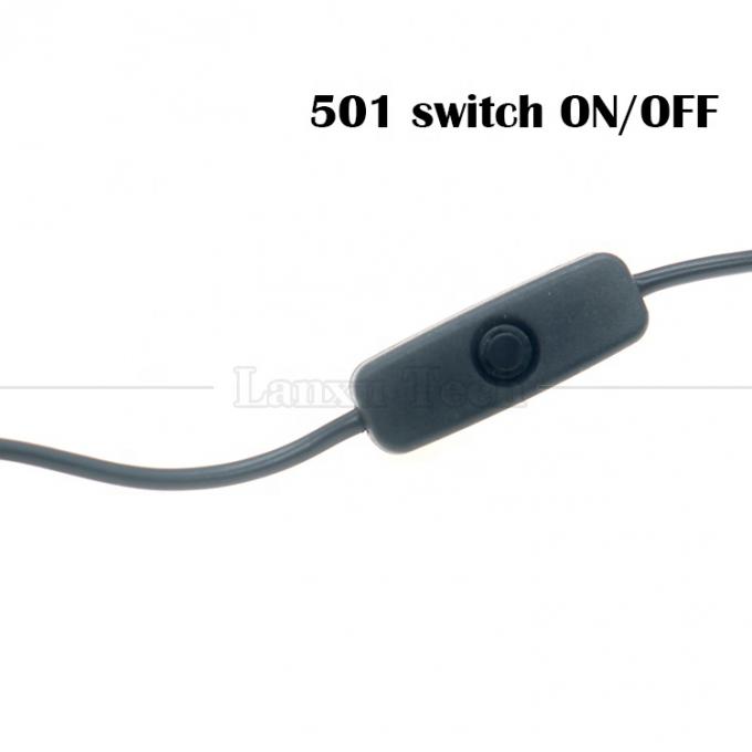 5V USB A Male to Type C USB Switch Power ON OFF Cable for Raspberry Pi LED Strip 3