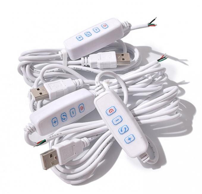 5V LED USB ON OFF Switch Cable Dimmer for Lamp 3