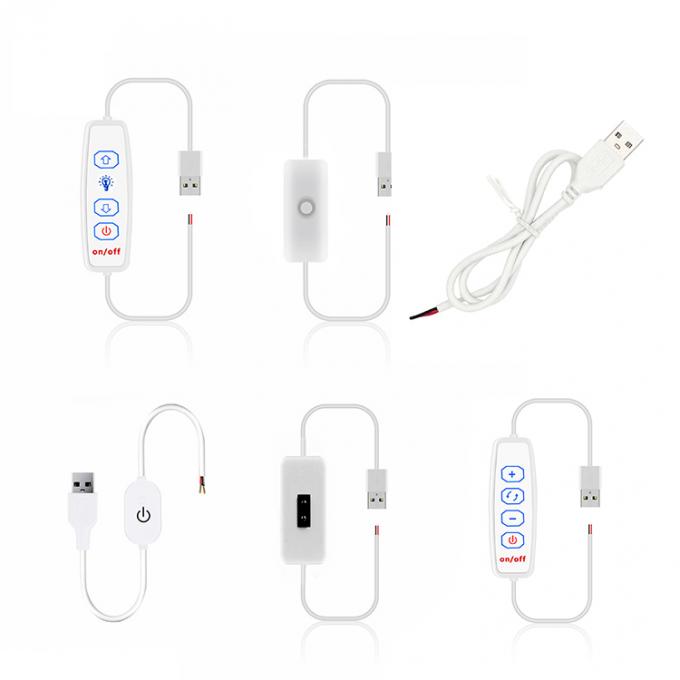 USB Switch on off Cable Dimmer for LED Strip 0