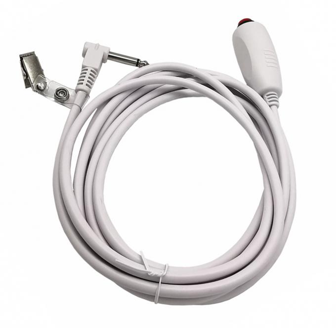 Custom 6.35 Single Button Switch Line Emergency Call Button Nurse Call Cable with Clip for Nurse Station Nurse Call System 6