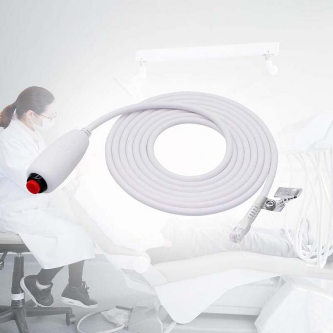 Custom RJ11 6Pin 4Core Single Button Hand Grip Nurse Call Cable with Clip for Nurse Station Nurse Call Station 7