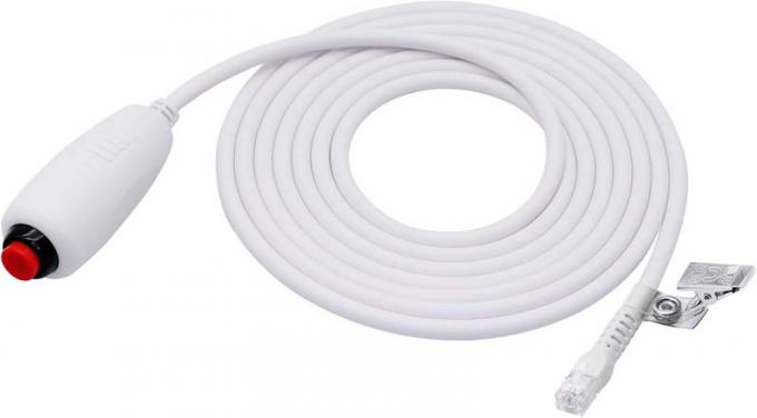 Custom RJ11 6Pin 4Core Single Button Hand Grip Nurse Call Cable with Clip for Nurse Station Nurse Call Station 5
