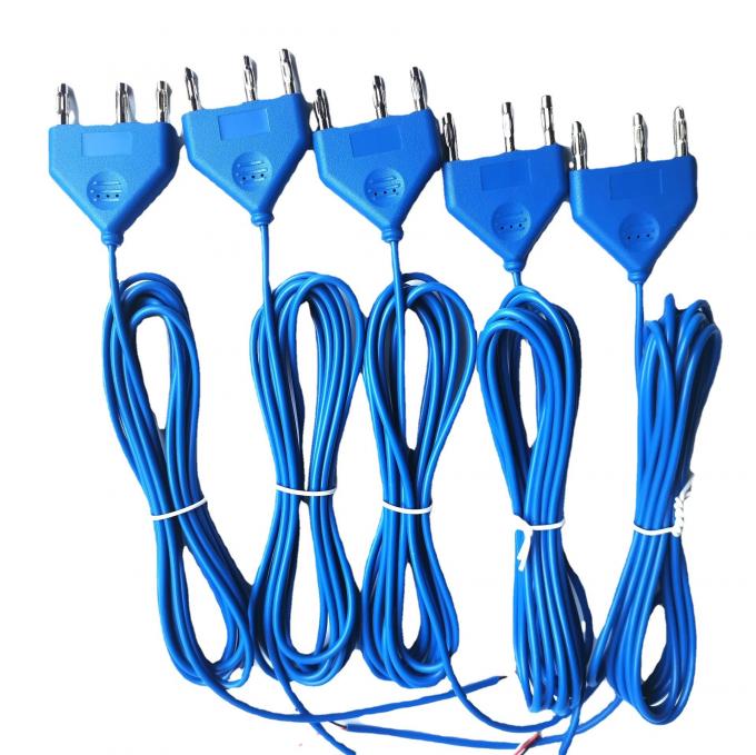Customize High Frequency 3 Pin Plug Disposable ESU Pencil Cable Electrosurgical Pencil Wire Electric Knife Wire 4