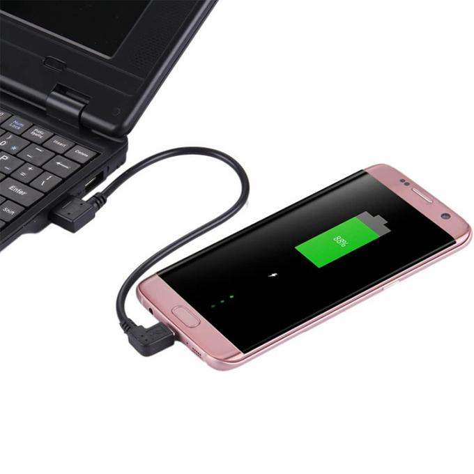 Angle USB to L Shape Left Right Angle 90 Degree Micro V8 Extension Data Charger Cable 7