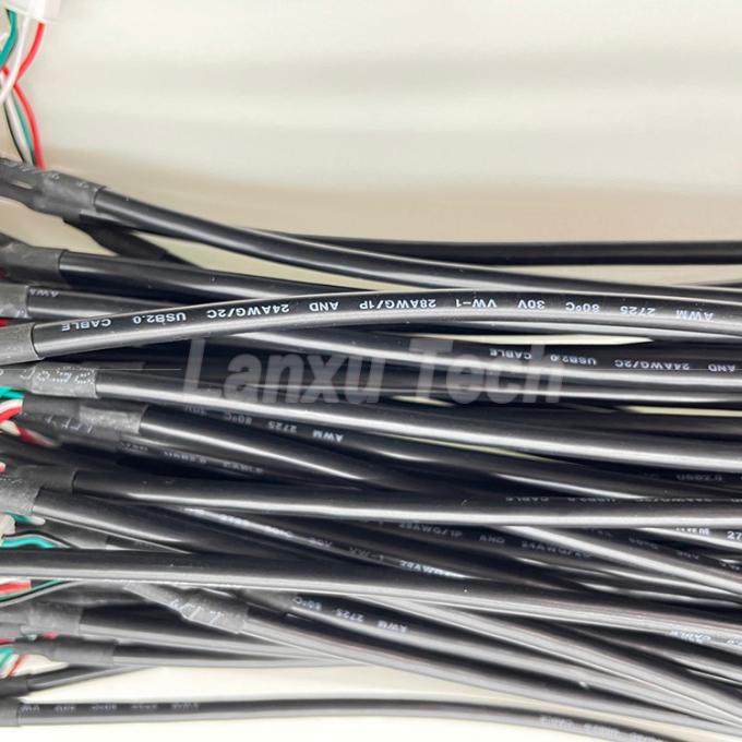 USB 2.0 Panel Mount Type A to JST XH PH VH 4 Pin Cable 5
